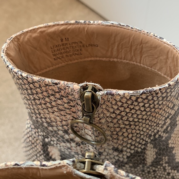 ABLE Snakeskin Celina Ankle Boot - Picture 7 of 8